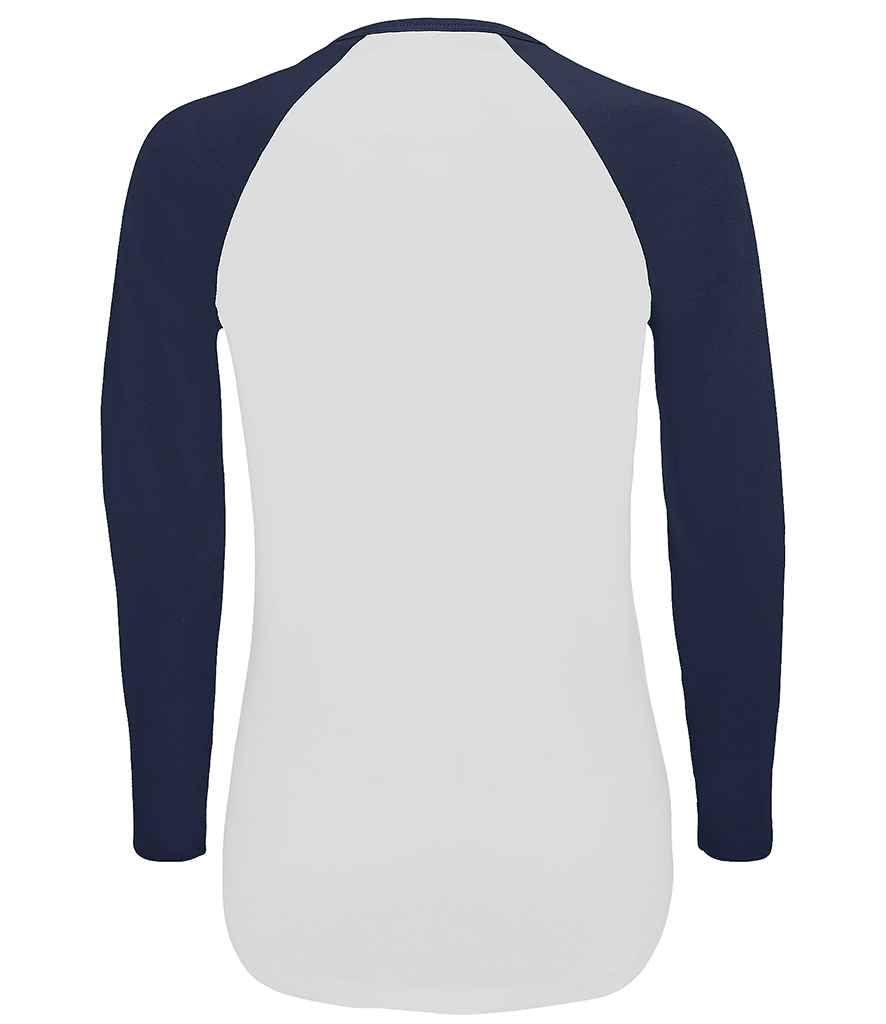 02943 White/French Navy Back