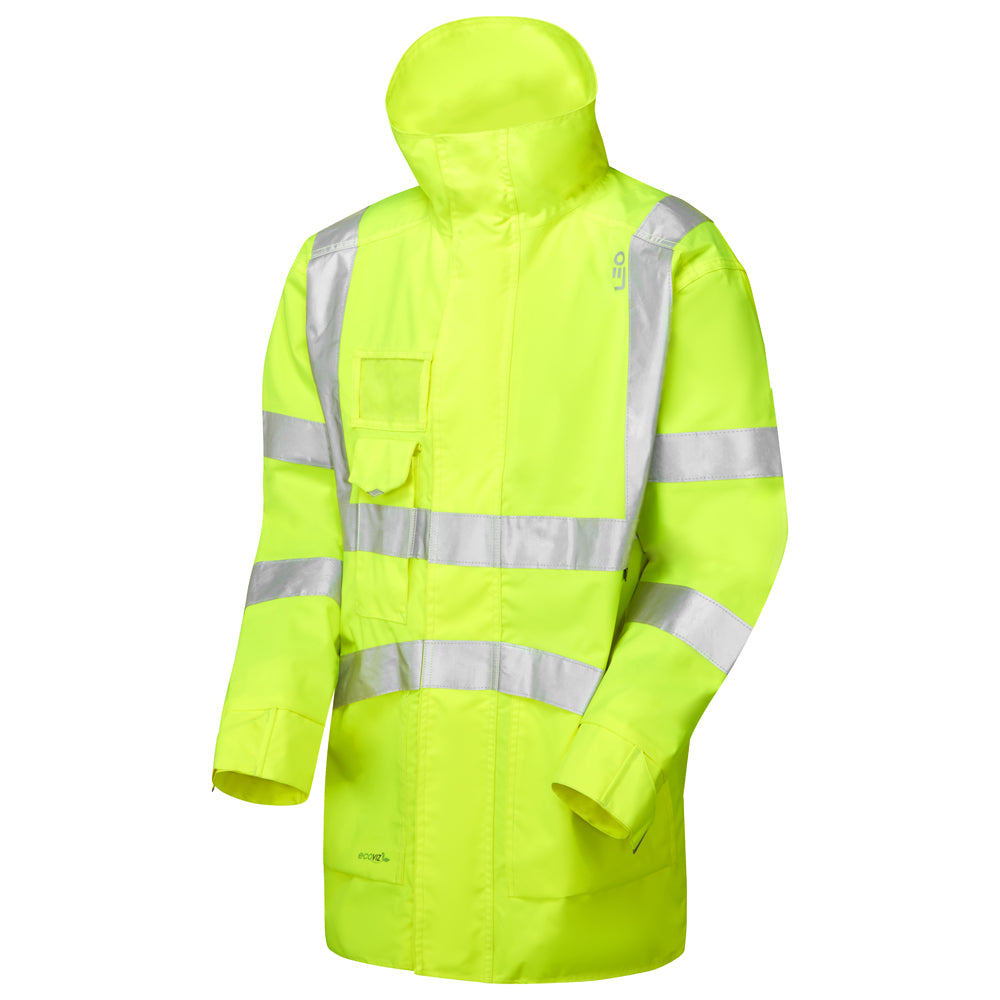 Leo EcoViz 10K Performance+ Breathable Anorak - Yellow