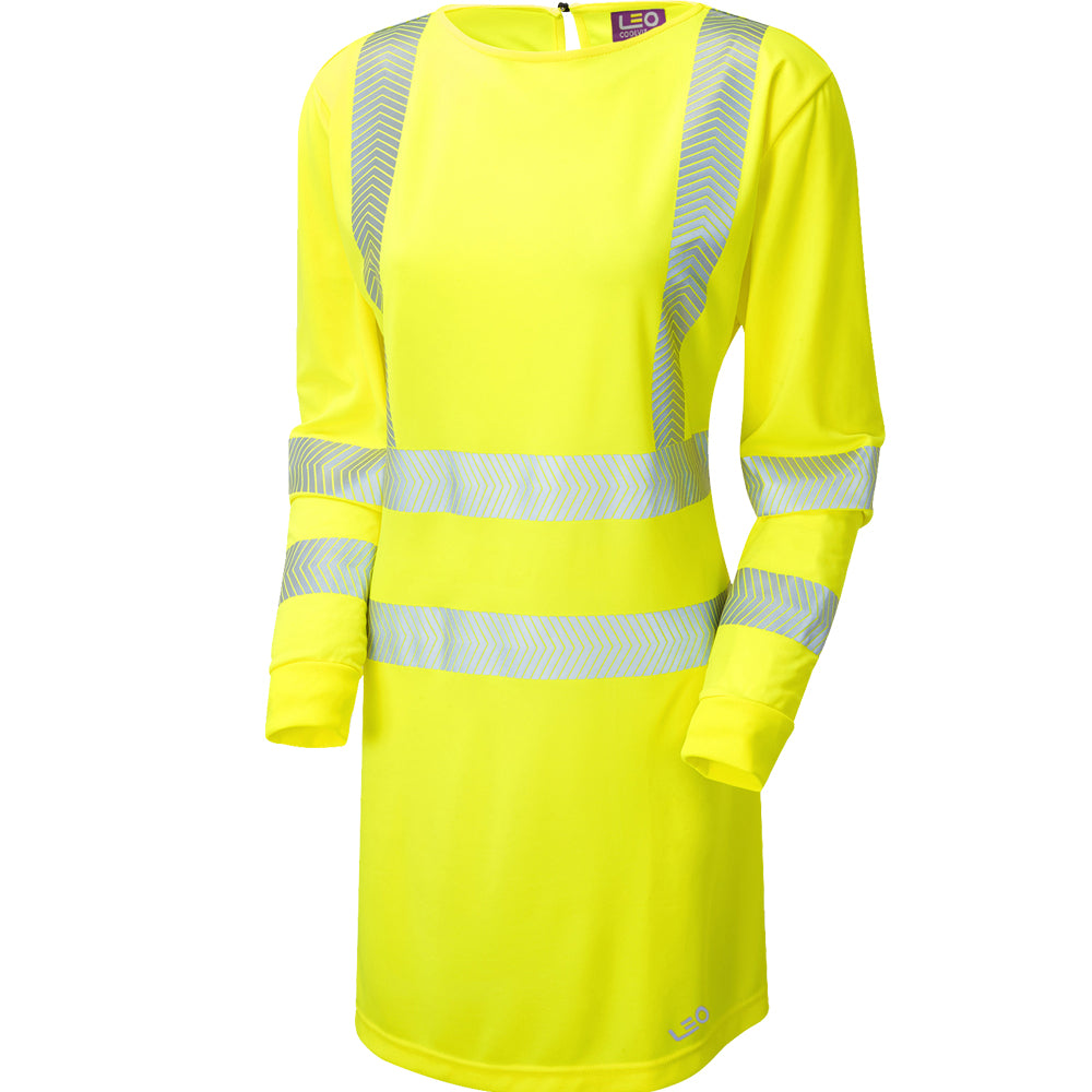 Leo EcoViz Performance+ Womens Modesty Tunic - Yellow