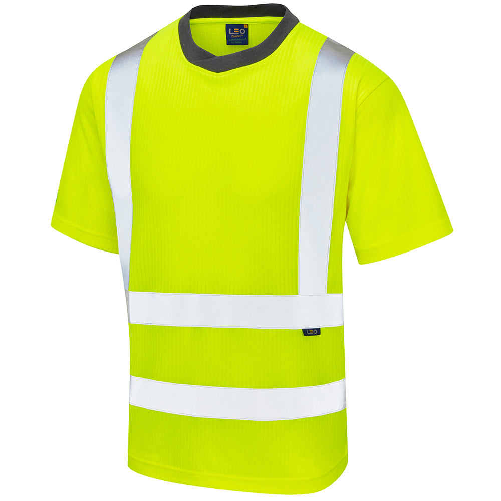 Leo EcoViz Comfort T-Shirt - Yellow