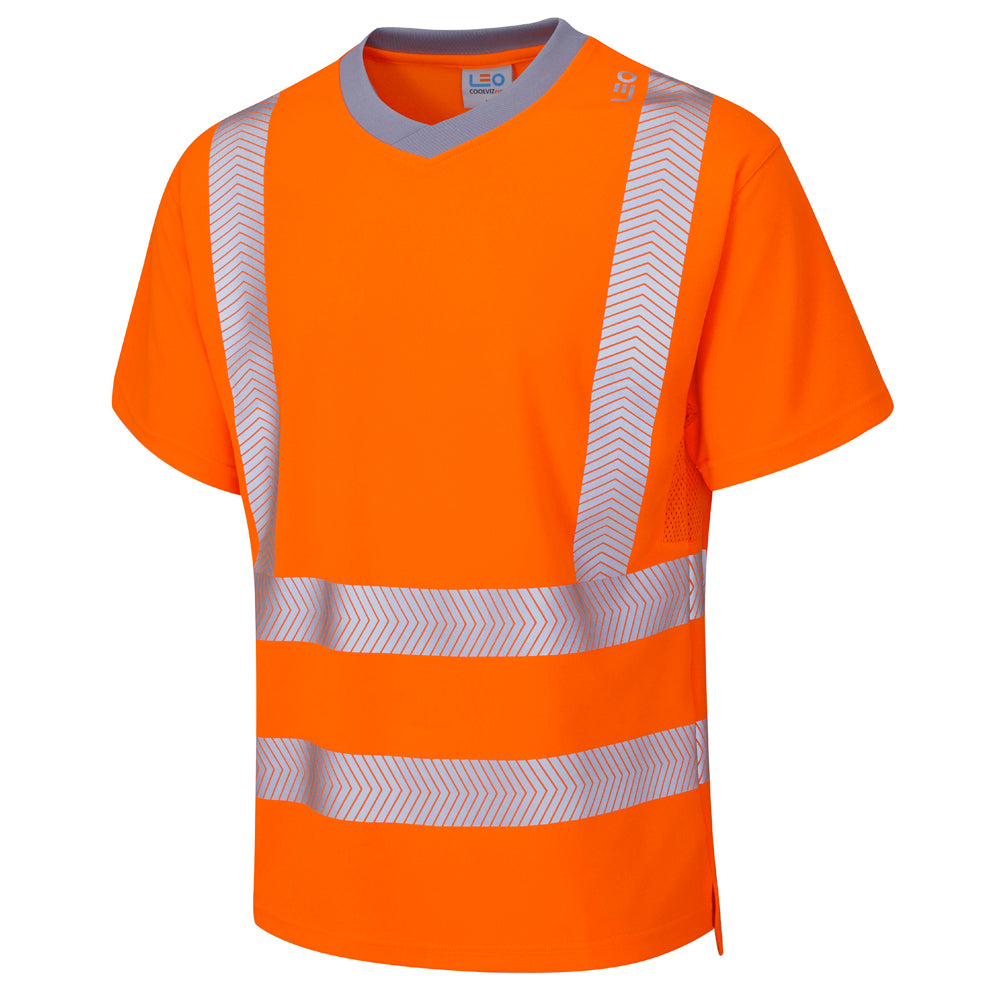 Leo EcoViz Performance+ T-Shirt - Orange