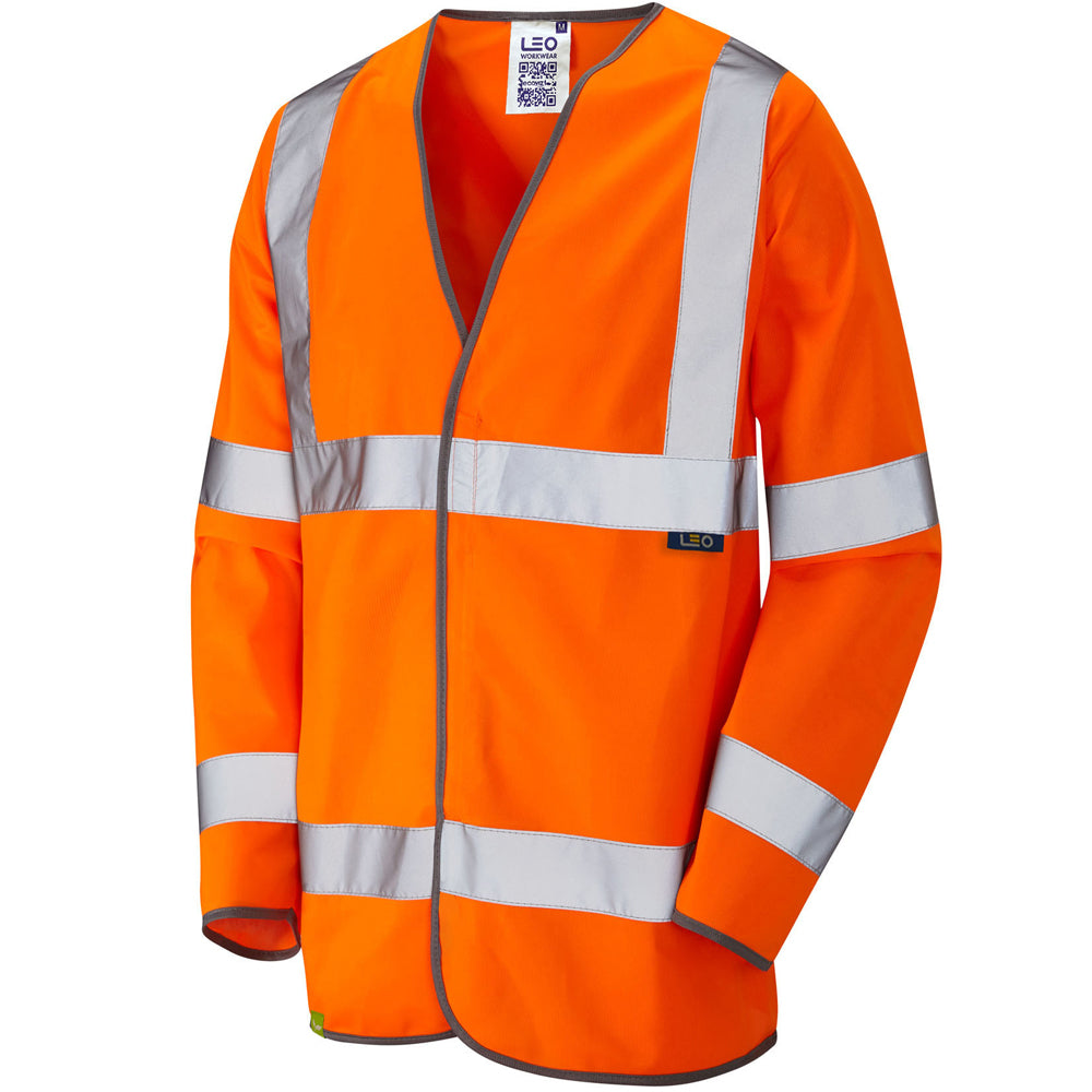 Leo EcoViz Sleeved Waistcoat - Orange