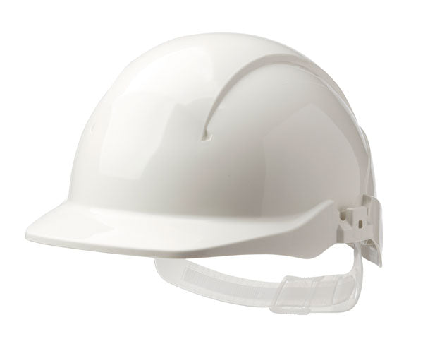 Centurion Concept Full Peak Slip ratchet Safety Helmet - White