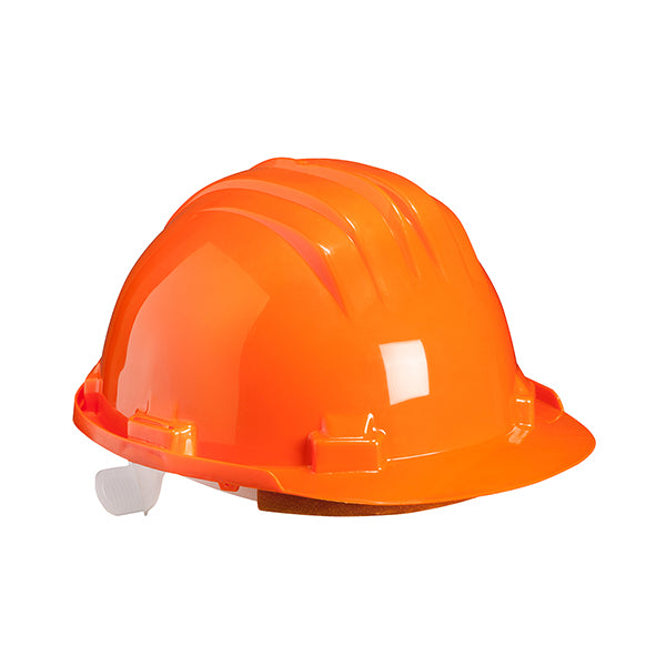 Climax Wheel Ratchet Safety Helmet - Orange