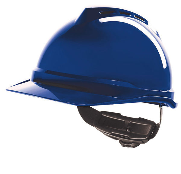 MSA V-Gard 500 Vented Safety Helmet - Blue