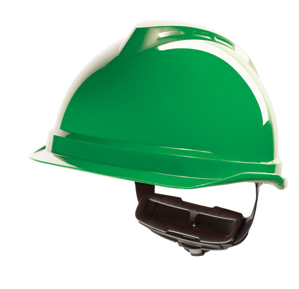 MSA V-Gard 520 Peakless Safety Helmet - Green