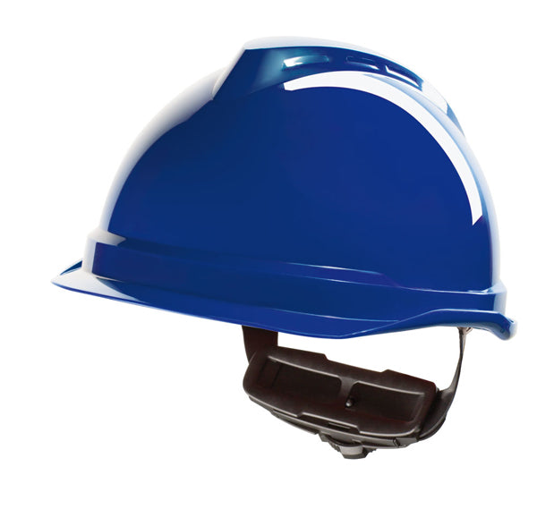 MSA V-Gard 520 Peakless Safety Helmet - Blue