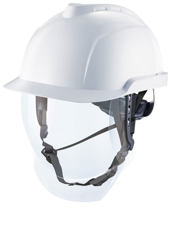 MSA V-Gard 950 Electrician Helmet White Set - White