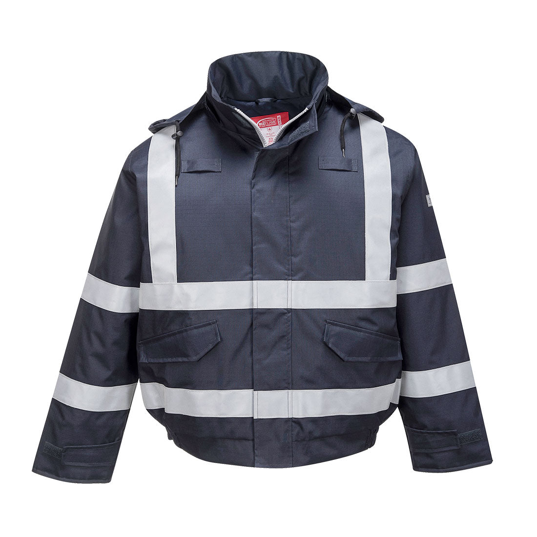 Portwest Bizflame Rain FR Multi Protection Bomber Jacket - Navy