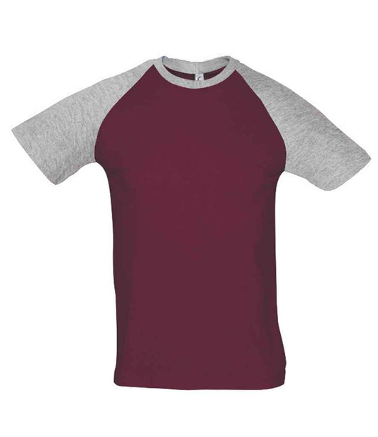 11190 Burgundy/Grey Marl Front