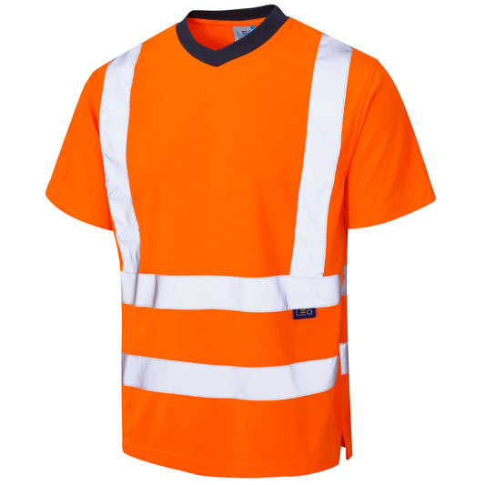 Leo EcoViz Performance T-Shirt - Orange