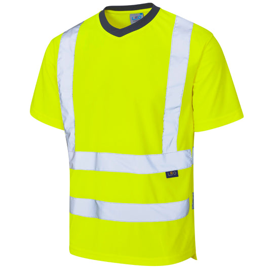 Leo EcoViz Performance T-Shirt - Yellow