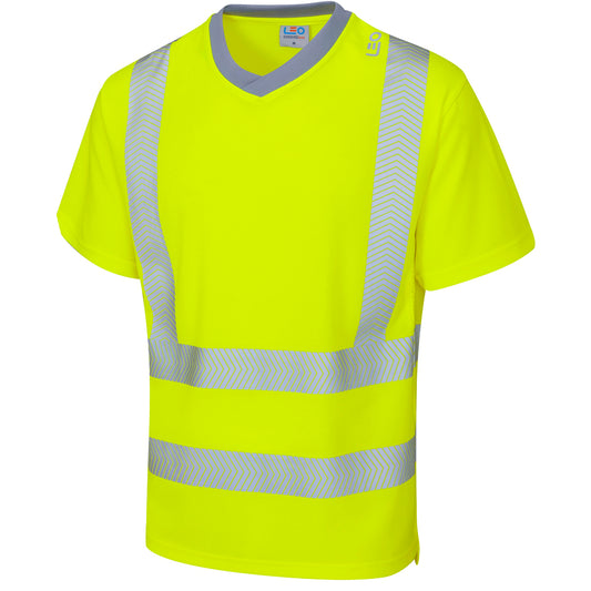 Leo EcoViz Performance+ T-Shirt - Yellow