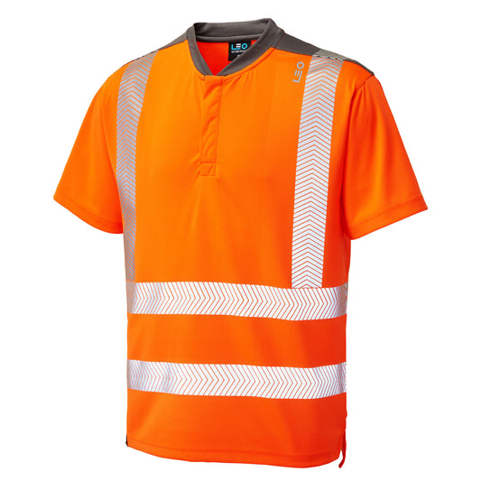 Leo EcoViz COOLMAX High Performance T-Shirt - Orange