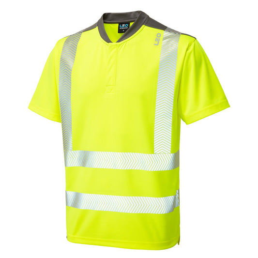 Leo EcoViz COOLMAX High Performance T-Shirt - Yellow