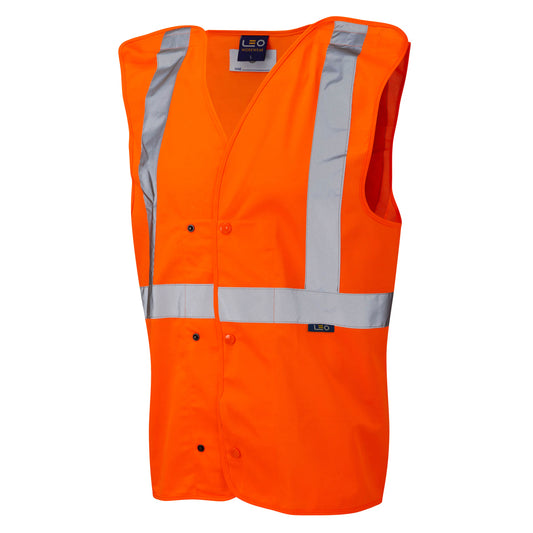 Leo EcoViz Underground Waistcoat - Orange