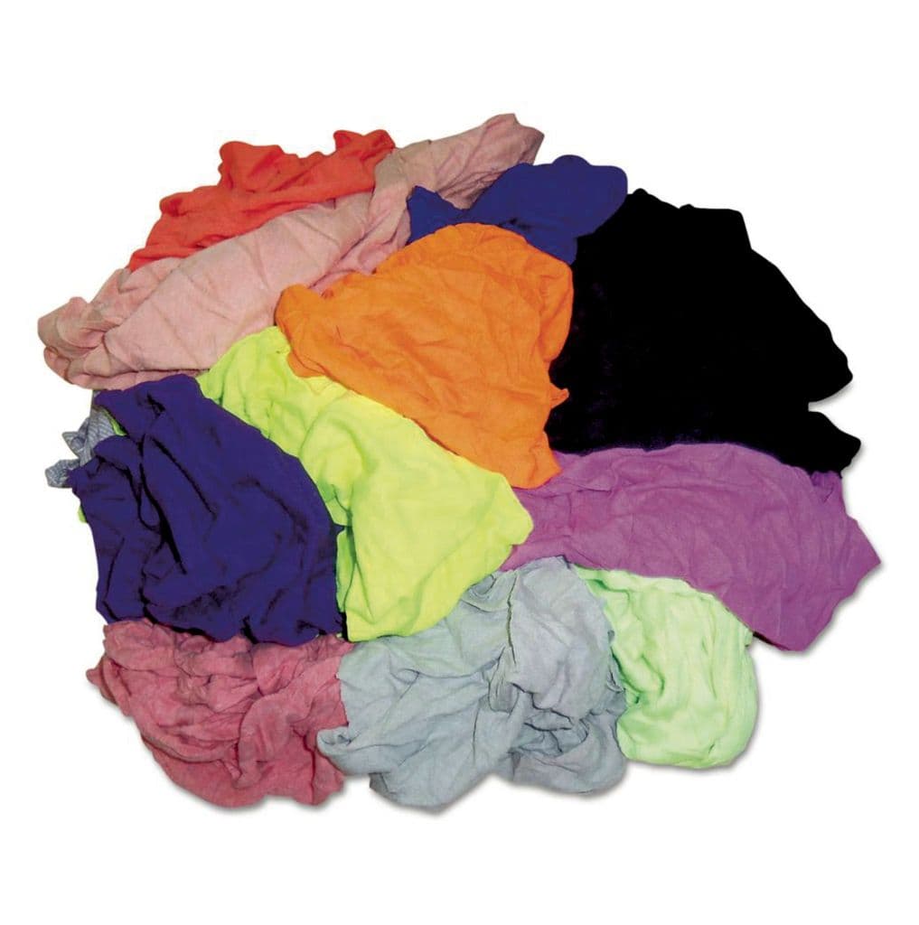 Coloured Cotton T-Shirt Rags 10KG – Safe 'n' Sound (Uxbridge) Limited