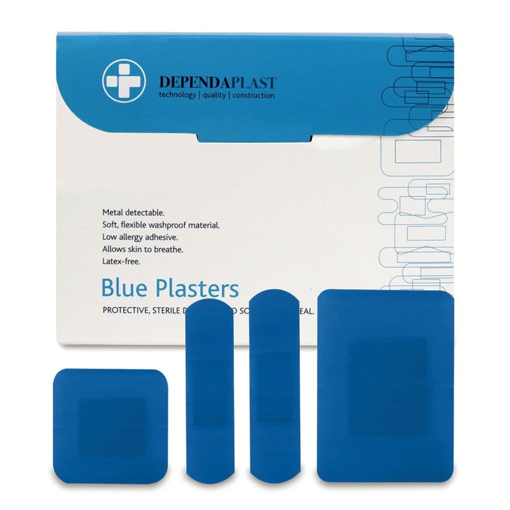 Blue Plasters Assorted (100) – Safe 'n' Sound (Uxbridge) Limited