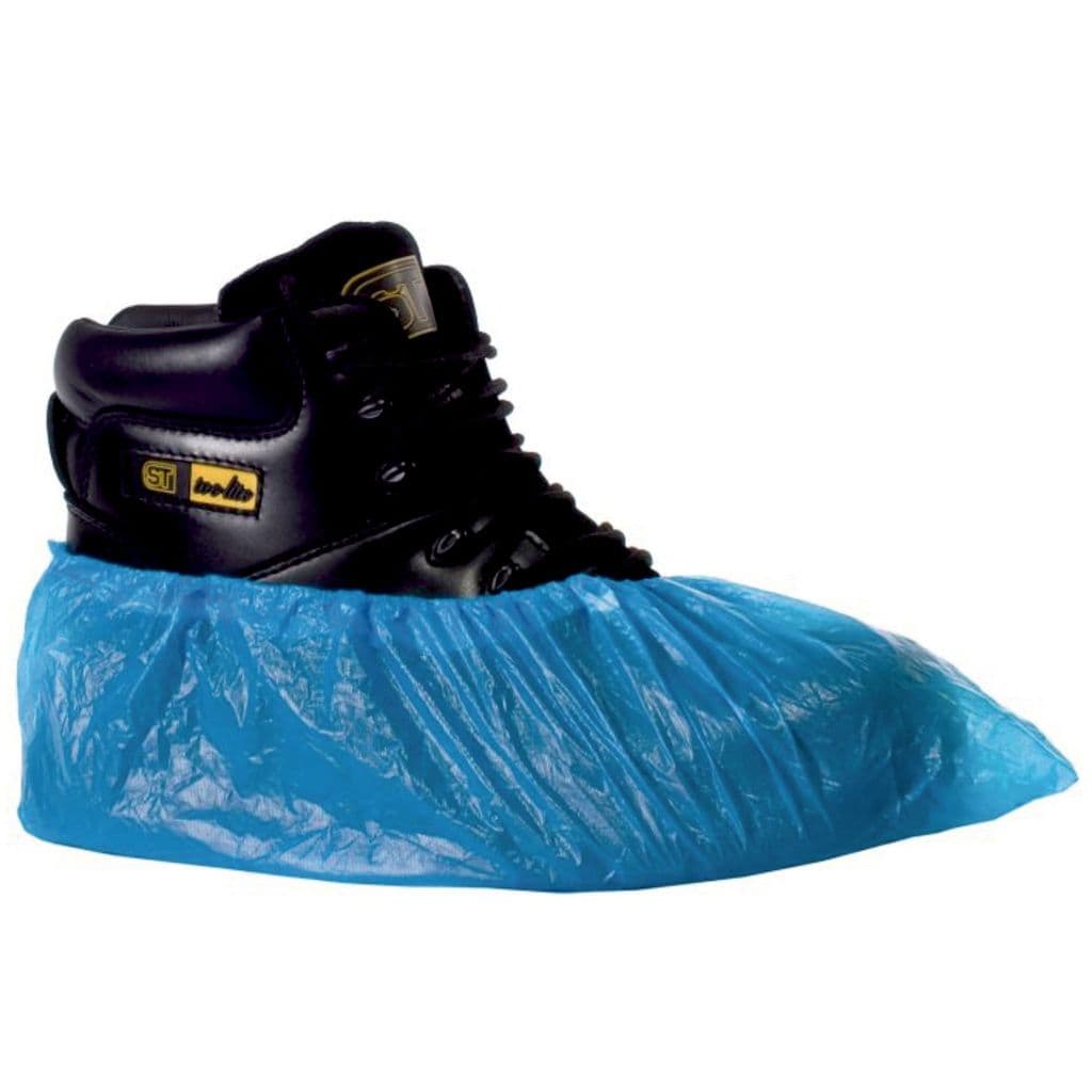 Blue CPE Overshoes (100)