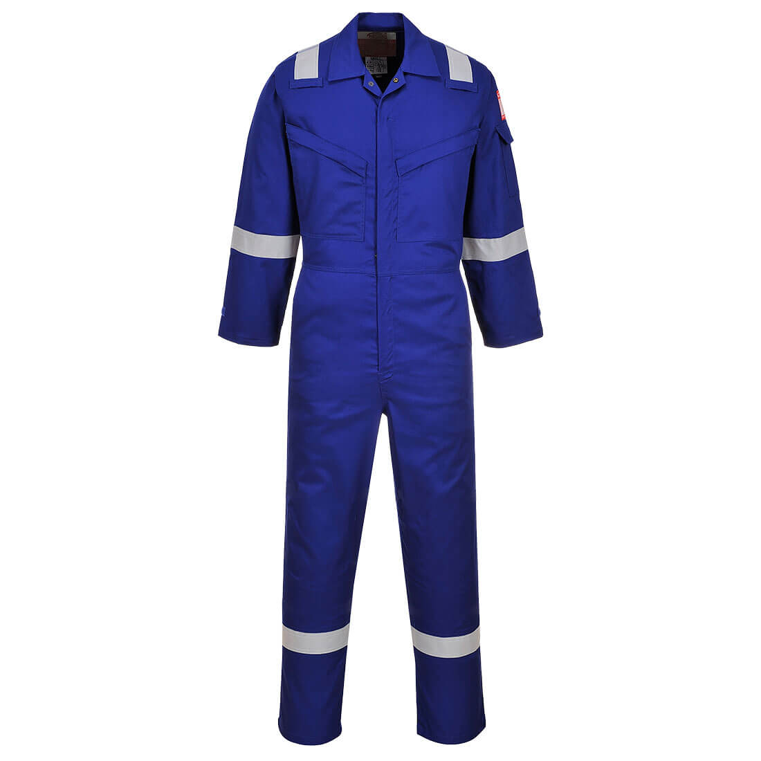 Portwest Araflame Silver Coverall - Royal Blue