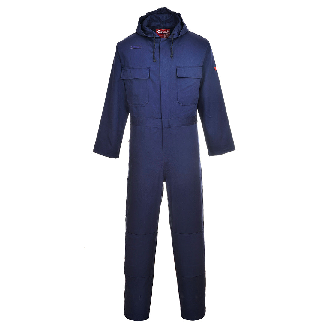 Portwest Bizweld Hooded Coverall - Navy