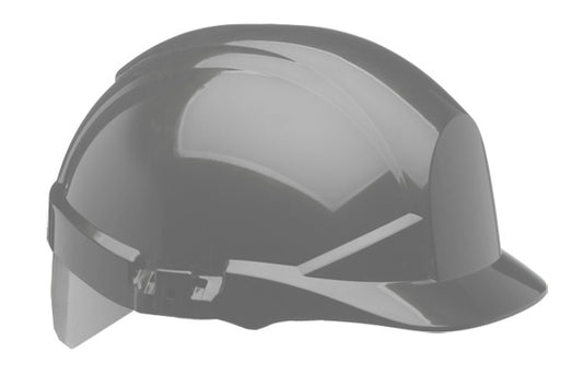 Centurion Reflex Grey Slip Ratchet Helmet With Silver Flash - Grey
