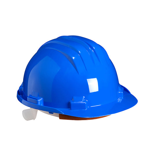 Climax Wheel Ratchet Safety Helmet - Blue