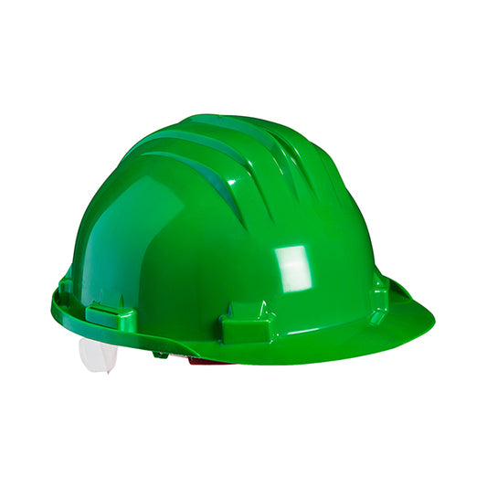 Climax Wheel Ratchet Safety Helmet - Green