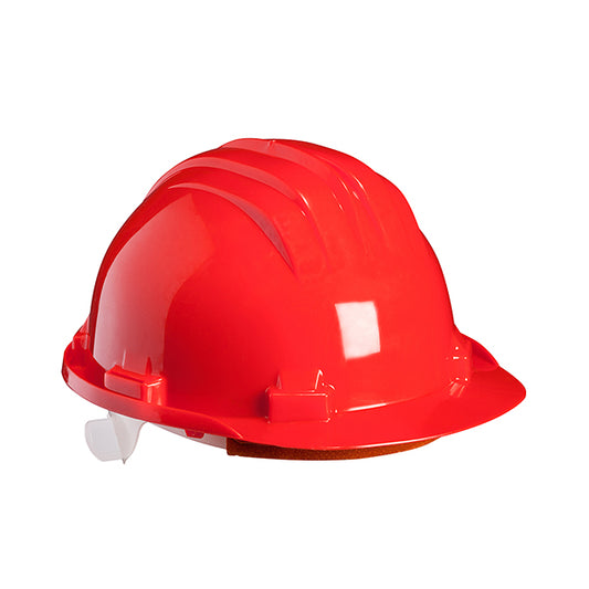 Climax Slip Harness Safety Helmet - Red