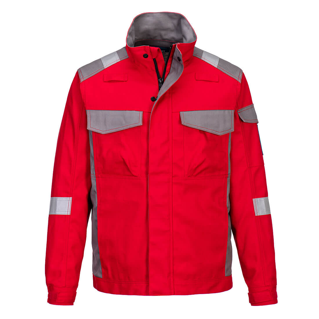 Portwest Bizflame Industry Two Tone Jacket - Red