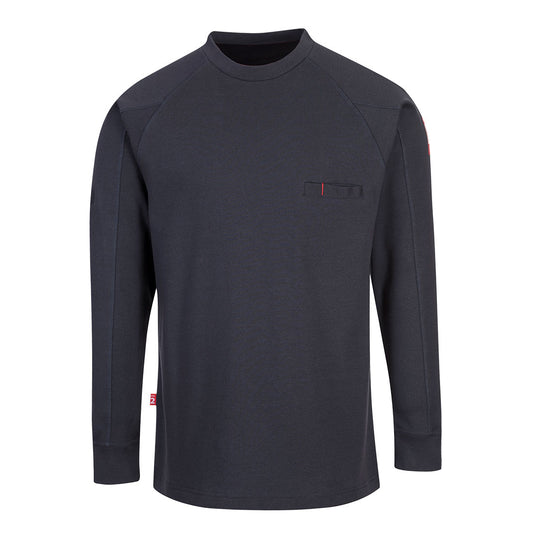 Portwest FR Anti-Static Crew Neck - Navy