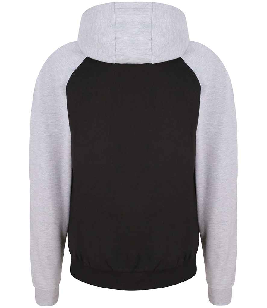 JH063 Jet Black/Heather Grey Back