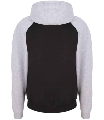 JH063 Jet Black/Heather Grey Back