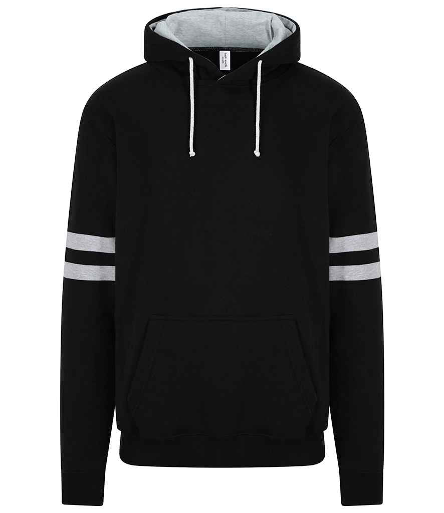 JH103 Deep Black/Heather Grey Front