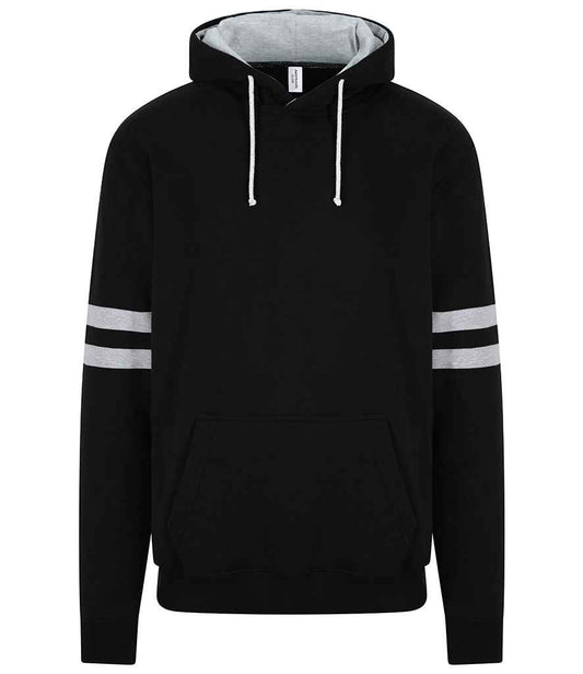 JH103 Deep Black/Heather Grey Front