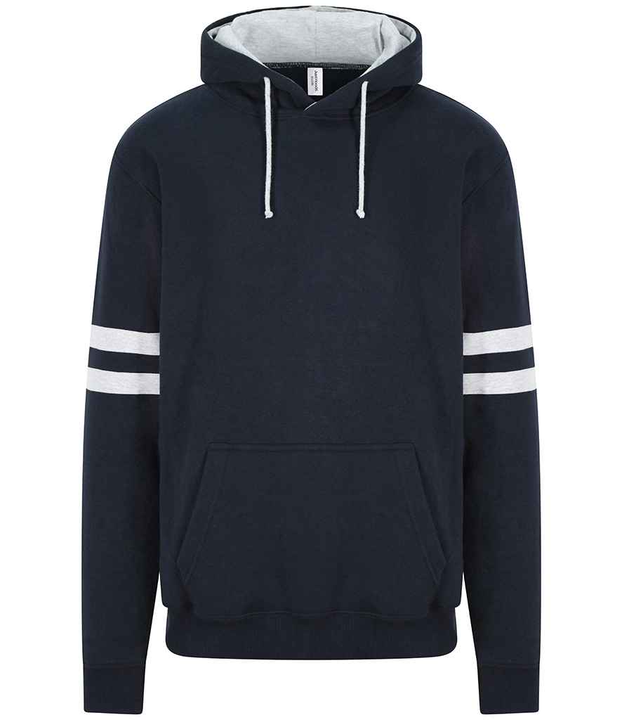 JH103 New French Navy/Heather Grey Front