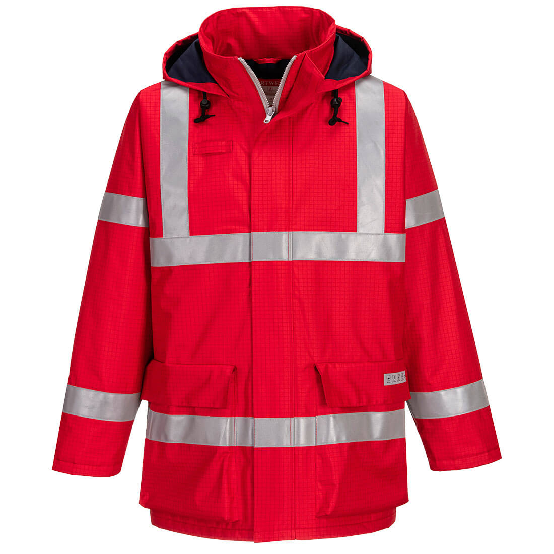 Portwest Bizflame Rain Anti-Static FR Jacket - Red